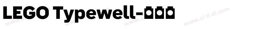 LEGO Typewell字体转换 LEGO Typewell字体转换